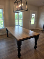 Load image into Gallery viewer, Country Chunky Leg Dining Table

