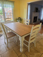 Load image into Gallery viewer, Country Chunky Leg Dining Table
