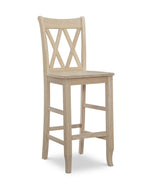 Load image into Gallery viewer, Double X Back Bar Stool + Swivel

