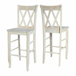 Load image into Gallery viewer, Double X Back Bar Stool + Swivel

